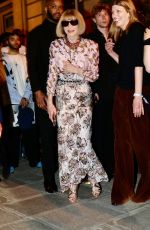 ANNA WINTOUR Arrives at Vogue World After-party in Paris 06/23/2024