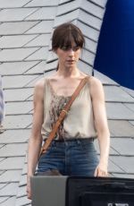 ANNE HATHAWAY on the Set of Flowervale Street in Atlanta 06/01/2024