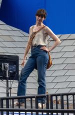 ANNE HATHAWAY on the Set of Flowervale Street in Atlanta 06/01/2024