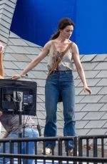 ANNE HATHAWAY on the Set of Flowervale Street in Atlanta 06/01/2024