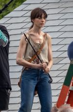 ANNE HATHAWAY on the Set of Flowervale Street in Atlanta 06/01/2024