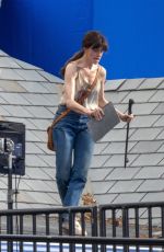 ANNE HATHAWAY on the Set of Flowervale Street in Atlanta 06/01/2024