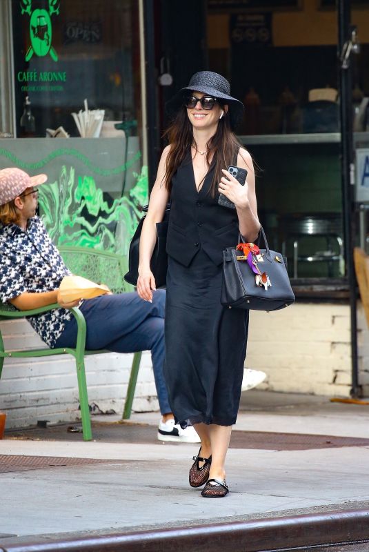 ANNE HATHAWAY Out and About in New York 06/18/2024