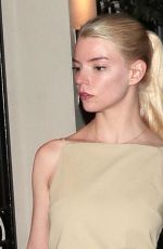 ANYA TAYLOR-JOY Arrives at Cabaret The Musical at The Kit Kat Club in London 05/30/2024