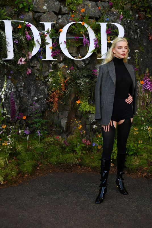 ANYA TAYLOR-JOY at Dior Cruise 2025 Fashion Show in Crieff 06/03/2024