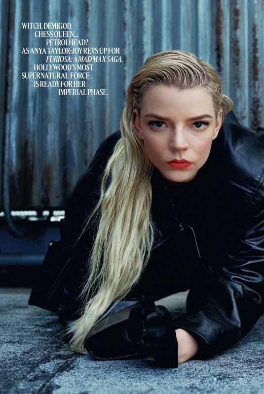 ANYA TAYLOR-JOY in British GQ Magazine, May 2024