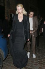 ANYA TAYLOR-JOY Leaves The Chiltern Firehouse in London 06/01/2024