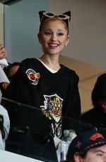ARIANA GRANDE at Florida Panthers vs Edmonton Oilers Game in Sunrise 06/10/2024