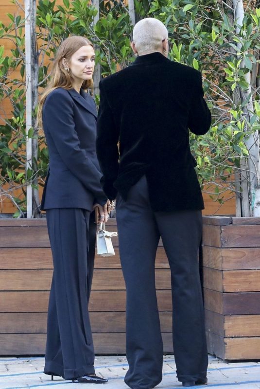 ASHLEE SIMPSON and Evan Ross Out for Dinner in Los Angeles 06/01/2024