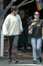 ASHLEY BENSON and Brandon Davis at Mauro Cafe in West Hollywood 06/03/2024
