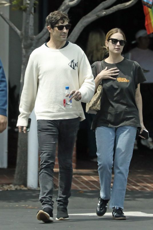 ASHLEY BENSON and Brandon Davis at Mauro Cafe in West Hollywood 06/03/2024