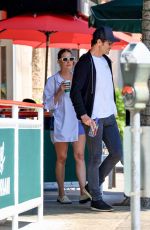 ASHLEY BENSON and Brandon Davis Leaves Cipriani in Beverly Hills 05/30/2024