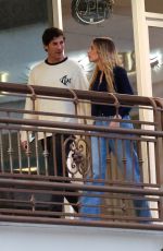 ASHLEY BENSON and Brandon Davis Leaves Sushi Park in West Hollywood 06/11/2024