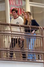 ASHLEY BENSON and Brandon Davis Leaves Sushi Park in West Hollywood 06/11/2024