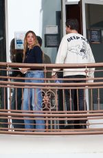 ASHLEY BENSON and Brandon Davis Leaves Sushi Park in West Hollywood 06/11/2024