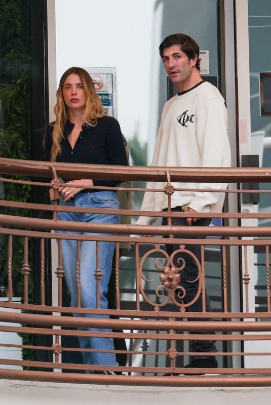 ASHLEY BENSON and Brandon Davis Leaves Sushi Park in West Hollywood 06/11/2024