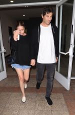 ASHLEY BENSON and Brandon Davis Out for Finner in West Hollywood 05/30/2024