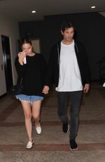 ASHLEY BENSON and Brandon Davis Out for Finner in West Hollywood 05/30/2024