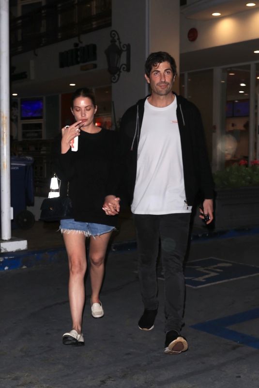 ASHLEY BENSON and Brandon Davis Out for Finner in West Hollywood 05/30/2024