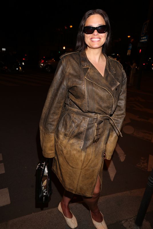 ASHLEY GRAHAM Leaves Official Vogue World Afterparty in Paris 06/23/2024