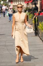 ASHLEY ROBERTS Arrives at Heart Radio in London 06/03/2024