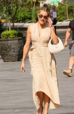 ASHLEY ROBERTS Arrives at Heart Radio in London 06/03/2024