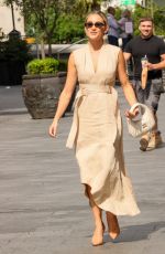 ASHLEY ROBERTS Arrives at Heart Radio in London 06/03/2024