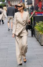 ASHLEY ROBERTS Arrives at Heart Radio in London 06/05/2024