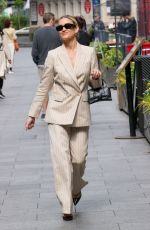 ASHLEY ROBERTS Arrives at Heart Radio in London 06/05/2024