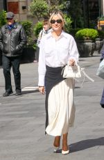 ASHLEY ROBERTS Arrives at Heart Radio in London 06/10/2024