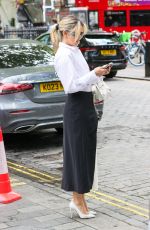 ASHLEY ROBERTS Arrives at Heart Radio in London 06/10/2024