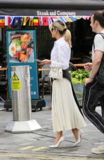 ASHLEY ROBERTS Arrives at Heart Radio in London 06/10/2024