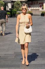 ASHLEY ROBERTS Arrives at Heart Radio in London 06/26/2024