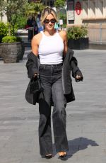 ASHLEY ROBERTS Arrives at Heart Radio Studio in London 06/06/2024