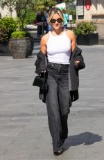 ASHLEY ROBERTS Arrives at Heart Radio Studio in London 06/06/2024