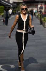 ASHLEY ROBERTS Leaves Global Radio Studios in London 06/18/2024