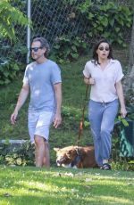 AUBREY PLAZA And Jeff Baena Out with Their Dog in a Los Angeles 06/23/2024