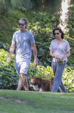 AUBREY PLAZA And Jeff Baena Out with Their Dog in a Los Angeles 06/23/2024