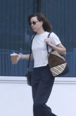 AUBREY PLAZA Arrives at Titmouse Inc. Animation Studios in Burbank 06/18/2024