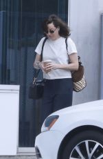 AUBREY PLAZA Arrives at Titmouse Inc. Animation Studios in Burbank 06/18/2024
