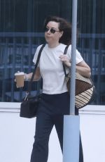 AUBREY PLAZA Arrives at Titmouse Inc. Animation Studios in Burbank 06/18/2024
