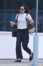 AUBREY PLAZA Arrives at Titmouse Inc. Animation Studios in Burbank 06/18/2024