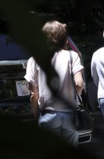 AUBREY PLAZA Out with Her Dog and Boyfriend Jeff Baena in Los Angeles 06/21/2024