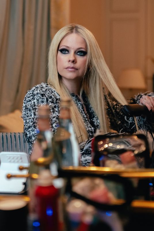 AVRIL LAVIGNE - for WWD Behind the Scenes in Paris at Tamara Ralph Show, June 2024