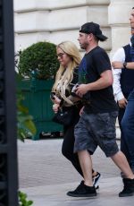 AVRIL LAVIGNE Leaves Her Hotel in Paris 06/28/2024