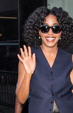 AYO EDEBIRI Arrives at Good Morning America in New York 06/13/2024