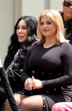 BEBE REXHA at Cyndi Lauper Hand and Footprint in Cement Ceremony in Hollywood 06/04/2024
