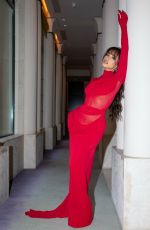 BECKY G at a Photoshoot in Paris, June 2024