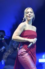 BECKY HILL Performs at Hits Radio Live at The M and S Bank Arena in Liverpool 06/01/2024