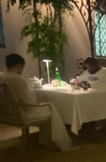 BIANCA CENSORI and Kanye West Out for Dinner at Il Palagio in Florence 06/13/2024